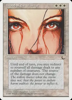 1995 Blood of the Martyr Chronicles Magic the Gathering MTG Uncommon NM - Image 1