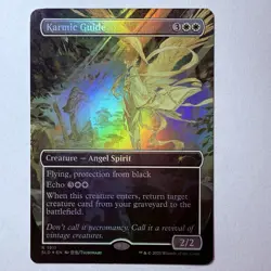 Magic The Gathering Mtg Foil Karmic Guide Borderless City Styles 2 Secret Lair - Image 1