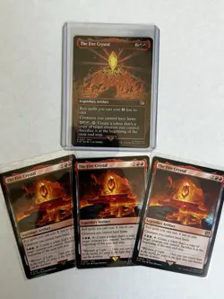 The Fire Crystal 0337 Borderless Magic MTG Final Fantasy Rare ALL - Image 1