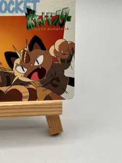 Pokemon Japanese Bandai Carddass Anime Collection #164 Meowth Vs. Persian - Image 4