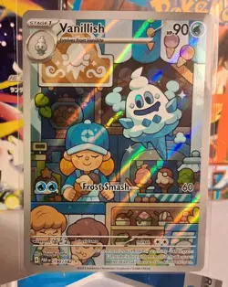 Pokemon TCG Vanillish 190/182 SV04: Paradox Rift Holo - Image 1
