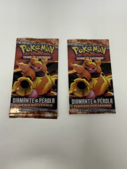 2x POKEMON TCG Diamond and Pearl Mysterious Treasures Booster Packs Portuguese - Image 3