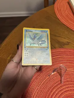 Pokemon TCG 1999 Articuno 2/62 Fossil First Edition Holo HP - Image 3