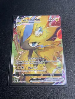 Pokemon TCG: Zeraora VMAX GG42/GG70 Crown Zenith Ultra Rare Full Art - Image 1