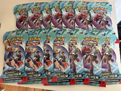 Pokemon TCG; Journey Together (SV09), Sleeved Booster Packs, Lot of 14, Rdy2Ship - Image 1