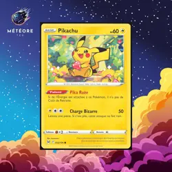 Carte Pokemon Pikachu 052/196 Origine Perdue Francais - Image 1