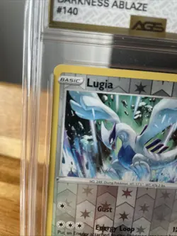 AGS Mint+ 9.5 2020 Pokemon SWSH Lugia Rev Holo Darkness Ablaze 140/189 #00121729 - Image 3