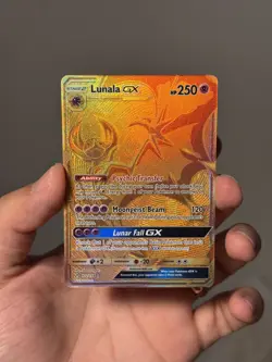 Pokemon TCG Lunala GX Sun & Moon: Ultra Prism 172/156 Holo Secret Rare - Image 1