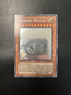 YuGiOh Rainbow Dragon TAEV-EN006 1st Edition Ghost Rare NM - Image 1