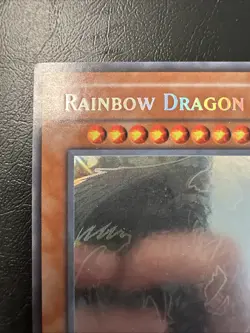YuGiOh Rainbow Dragon TAEV-EN006 1st Edition Ghost Rare NM - Image 2