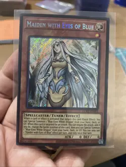 Maiden with Eyes of Blue LCKC-EN012 Unlimited Secret Rare NM +Bonus FREE SHIPPIN - Image 1
