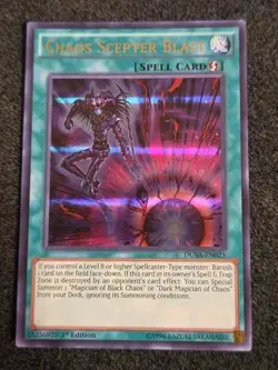 Yugioh Chaos Scepter Blast DUSA-EN025 Duelist Saga 1st Edition Near Mint - Image 1