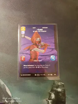 Star Wars Unlimited LotF Prestige Card LOF1029 Karis - Image 1