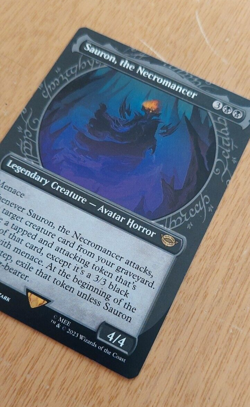 Sauron, the Necromancer (310) Rare Magic the Gathering card - Image 1