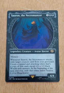 Sauron, the Necromancer (310) Rare Magic the Gathering card - Image 2