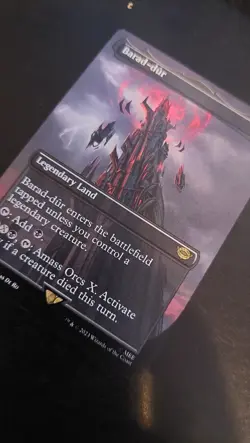 Barad-dur 340 Lord of the Rings Magic the Gathering card - Image 1