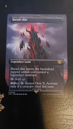 Barad-dur 340 Lord of the Rings Magic the Gathering card - Image 2