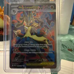 Pokemon Mega Evolution Mega Lucario Cards Very Sought After Lot of 3 Mint New - Image 4