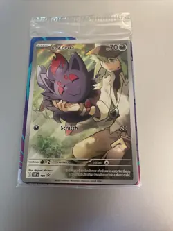 N's Zorua 189 Sv: Scarlet & Violet Promo Cards Holo Sealed Promo!! Ships PWE - Image 1
