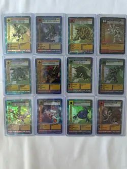 Digimon Digi Battle Cards 1999 Holos Starter Deck 1 from Series 1 & 2 Boosters - Image 2