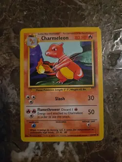 Charmeleon 24/102 Base Set Unlimited WOTC 1999 Pokemon Card - Image 1