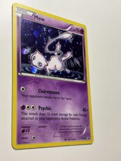 Mew XY192 - Black Star Promo Mythical Collection Holo Pokemon Card NM - Image 2