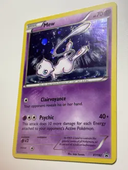 Mew XY192 - Black Star Promo Mythical Collection Holo Pokemon Card NM - Image 3