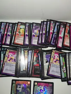 Lot Of 100+ My Little Pony Trading Card Game Cards - Some Doubles - Image 3