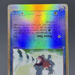Mudkip 65/97 EX Dragon Reverse Holo Rare Pokemon Card TCG 2003 Vintage Water Dmg - Image 4