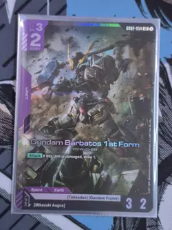 Gundam Barbatos 1st Form (GD02-054) [Foil] (NM) - Gundam Card Game - Dual Impact - Image 1
