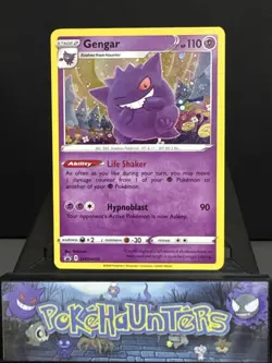 Pokemon Card Gengar SWSH052 Black Star Promo Holo Rare Near Mint - Image 1