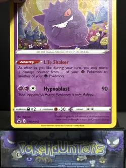 Pokemon Card Gengar SWSH052 Black Star Promo Holo Rare Near Mint - Image 3