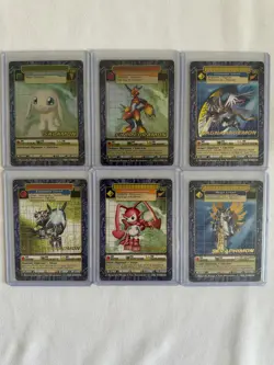 Digimon Digi Battle Cards Booster 3 Gold Letters and Holos 2000 - Image 1