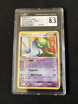 Gardevoir 4/106 EX Emerald Pokemon Card Reverse Holo Foil Rare CGC 8.5 NM/MINT+ - Image 1