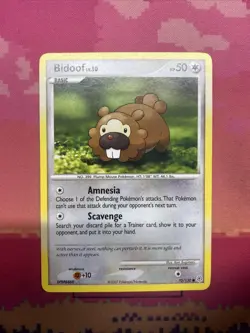 Pokemon Card Bidoof Diamond & Pearl Common 70/130 Near Mint - Image 1