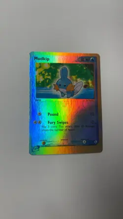Pokemon TCG Mudkip 60/109 NM Ruby and Sapphire Reverse Holo Vintage Card - Image 2