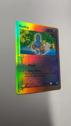 Pokemon TCG Mudkip 60/109 NM Ruby and Sapphire Reverse Holo Vintage Card - Image 3