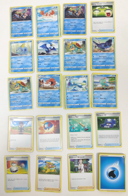 Pokemon Card Lot 56 Cards Water Theme Deck Mix With Energy & Trainers - Image 1