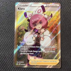 Pokemon TCG Klara Full Art Holo Card 194/198 Sword & Shield Chilling Reign - NM - Image 1