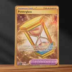 Pokemon TCG Powerglass Gold Secret Rare 097/064 SV4.5 · Trainer Tool Card - Image 1