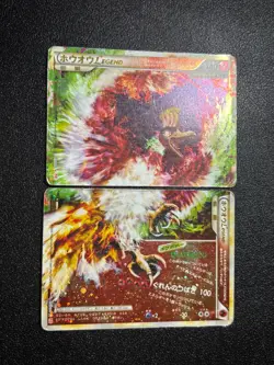 (MP) Ho-Oh Legend 015/070 016/070 2009 Holo 1st Edition Japanese Pokemon Card - Image 1