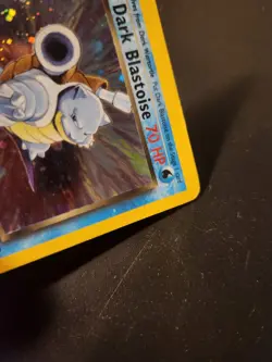 Pokemon Dark Blastoise TCG Team Rocket Holo Card 3/82 1st Edition - Image 5