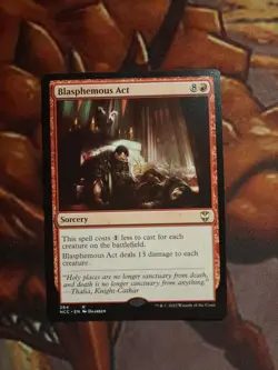 Blasphemous Act, MTG Commander: Streets of New Capenna Rare, NM - Image 1