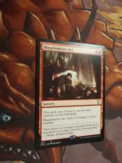 Blasphemous Act, MTG Commander: Streets of New Capenna Rare, NM - Image 3