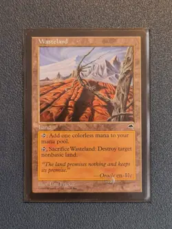MTG Wasteland - Tempest - Near Mint+ Condition - Image 1