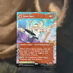 MTG Gwen Stacy 209 Mythic Borderless Marvel Spider-Man - Image 1
