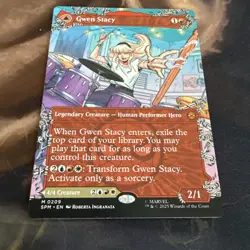 MTG Gwen Stacy 209 Mythic Borderless Marvel Spider-Man - Image 4