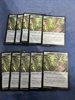 CLUE TOKEN 10x (#17) mtg NM Murders at Karlov Manor - Image 1