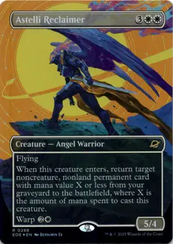 Astelli Reclaimer (Borderless Foil) Edge of Eternities - Magic MTG NM - Image 1