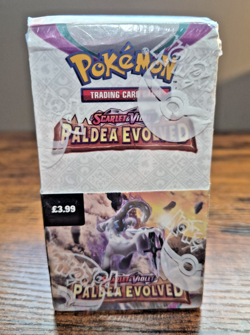 Pokemon TCG Paldea Evolved Half Booster Box 18 pack Sealed US SELLER 172020 - Image 1